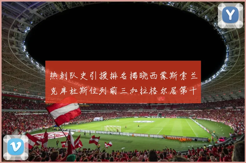 热刺队史引援排名揭晓西蒙斯索兰克库杜斯位列前三加拉格尔居第十一位